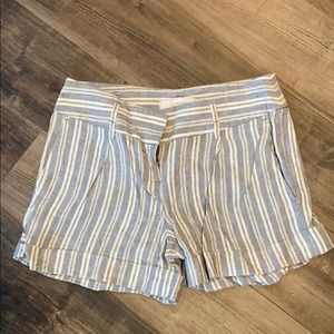 The Loft Pinstripe Shorts